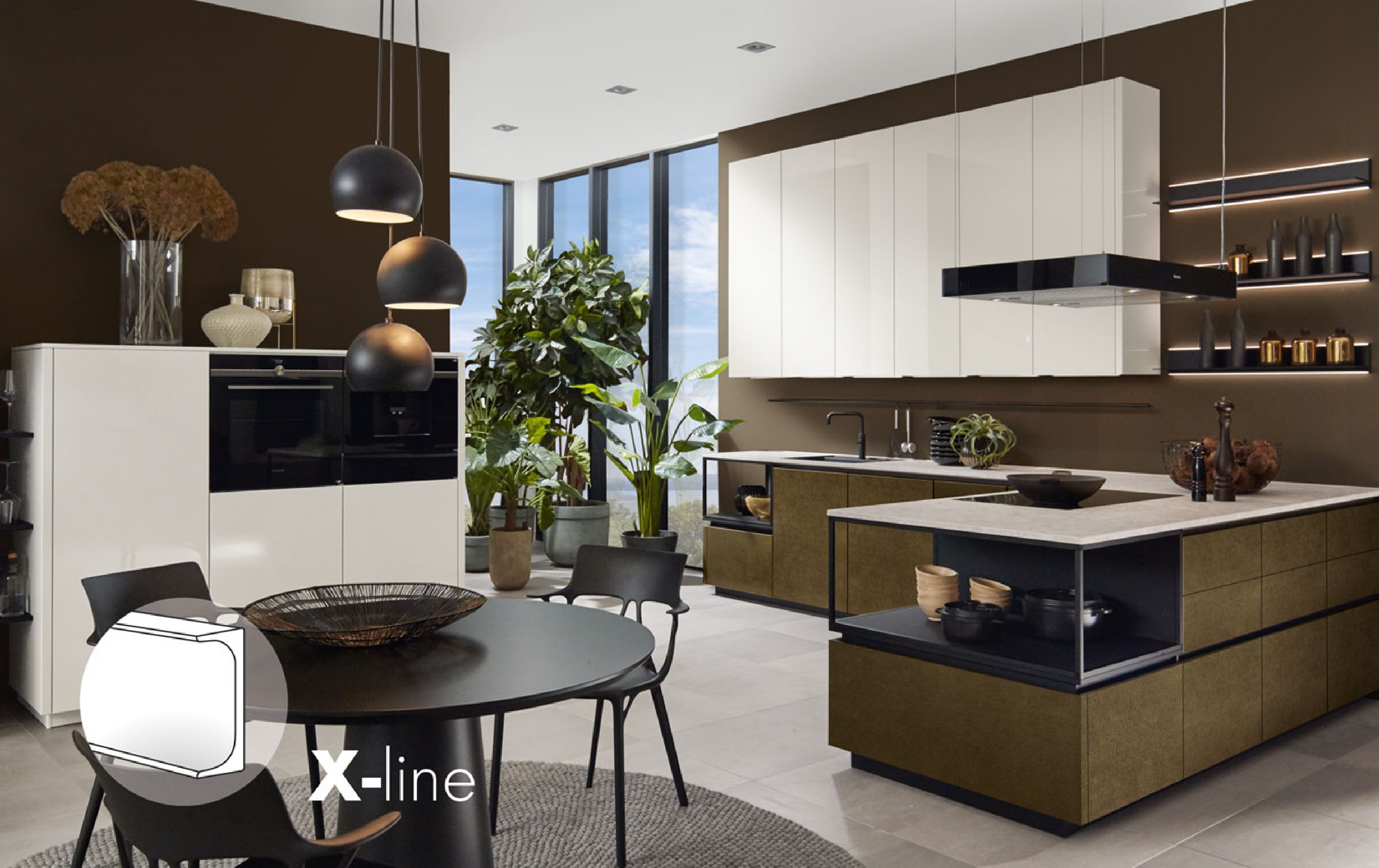 pronorm X-line mit  C-Profil Griffprofil